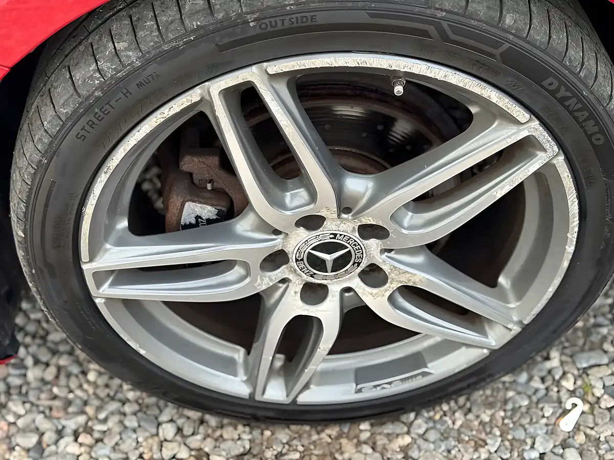 Used 2017 Mercedes-Benz a-Class AMG Line Red - Interior and Exterior details 16