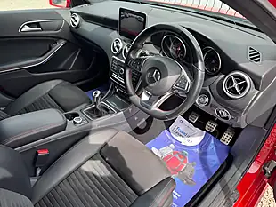 Used 2017 Mercedes-Benz a-Class AMG Line Red - Interior and Exterior details 17