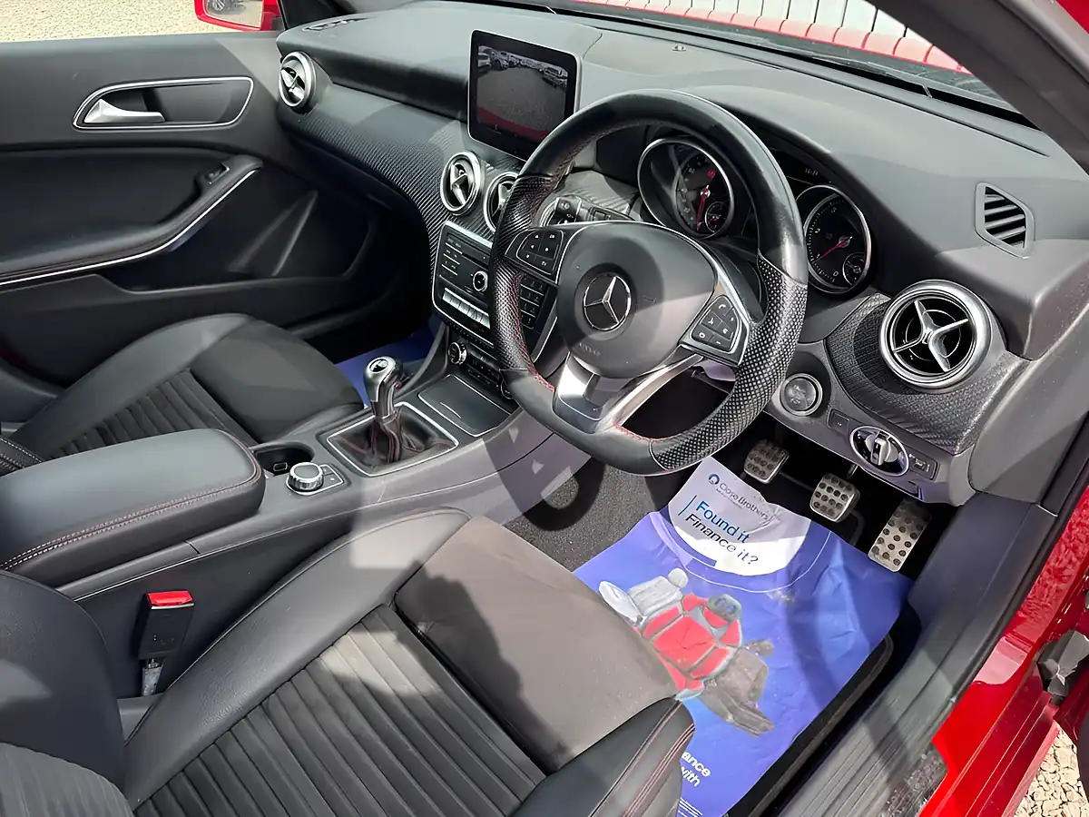 Used 2017 Mercedes-Benz a-Class AMG Line Red - Interior and Exterior details 17