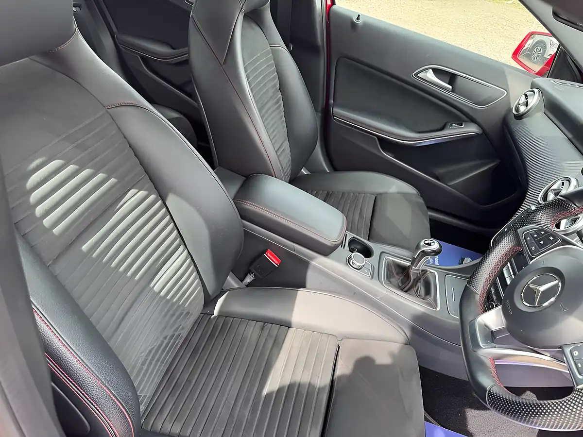 Used 2017 Mercedes-Benz a-Class AMG Line Red - Interior and Exterior details 18