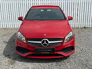 Used 2017 Mercedes-Benz a-Class AMG Line Red - Interior and Exterior details 2