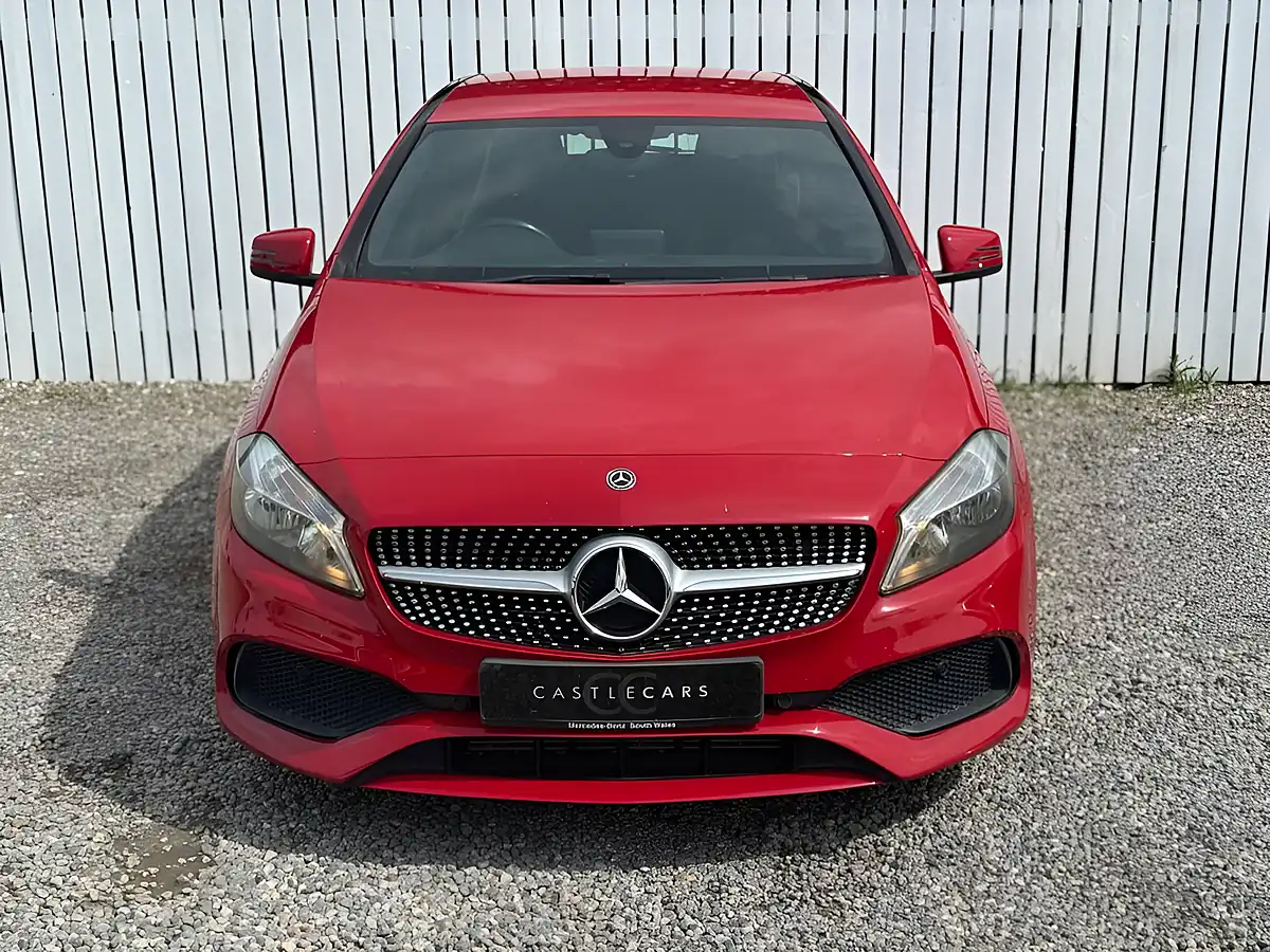 Used 2017 Mercedes-Benz a-Class AMG Line Red - Interior and Exterior details 2