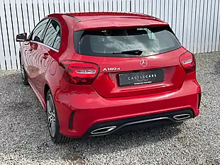 Used 2017 Mercedes-Benz a-Class AMG Line Red - Interior and Exterior details 4