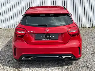 Used 2017 Mercedes-Benz a-Class AMG Line Red - Interior and Exterior details 5