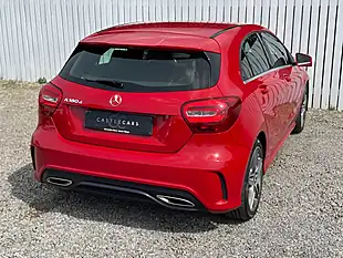 Used 2017 Mercedes-Benz a-Class AMG Line Red - Interior and Exterior details 6