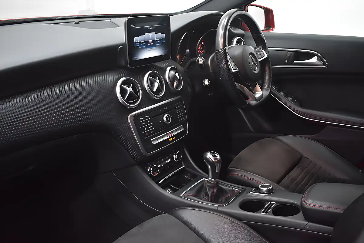 Used 2017 Mercedes-Benz a Class AMG Line Red - Interior and Exterior details 12