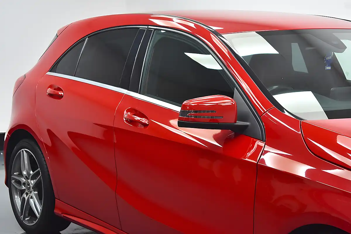 Used 2017 Mercedes-Benz a Class AMG Line Red - Interior and Exterior details 18