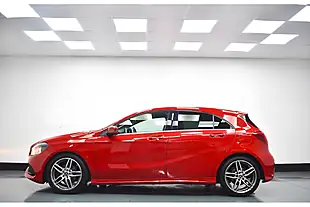 Used 2017 Mercedes-Benz a Class AMG Line Red - Interior and Exterior details 2