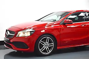 Used 2017 Mercedes-Benz a Class AMG Line Red - Interior and Exterior details 3