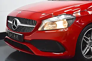 Used 2017 Mercedes-Benz a Class AMG Line Red - Interior and Exterior details 6