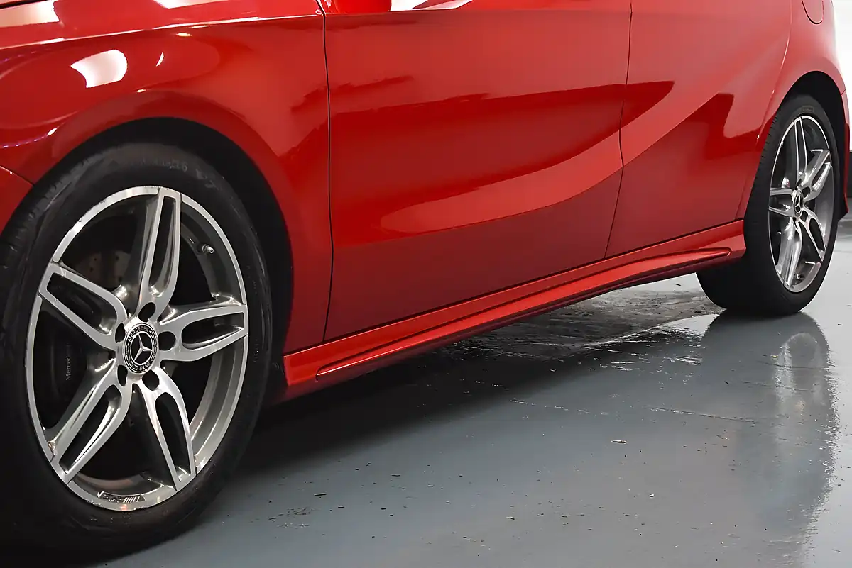 Used 2017 Mercedes-Benz a Class AMG Line Red - Interior and Exterior details 8