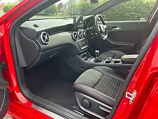 Used 2017 Mercedes-Benz a-Class AMG Line Red - Interior and Exterior details 11