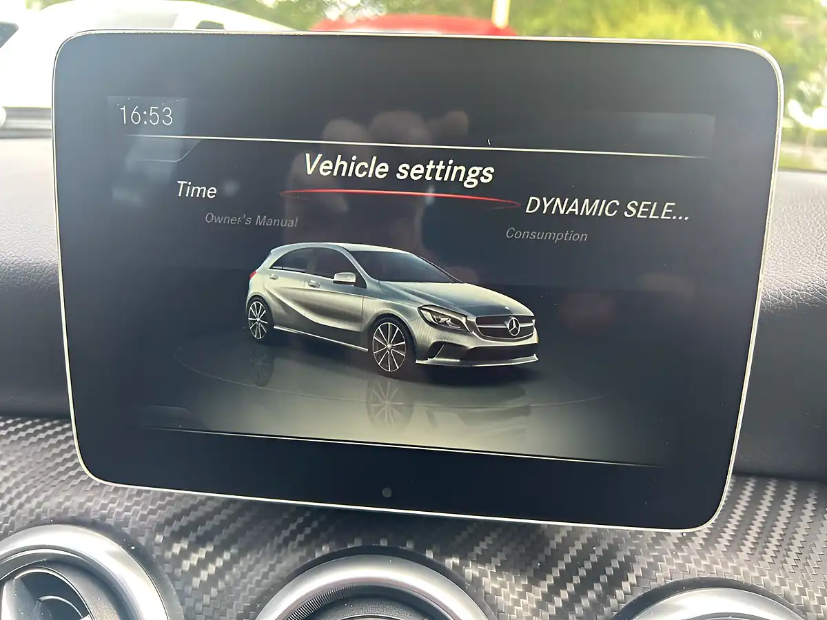 Used 2017 Mercedes-Benz a-Class AMG Line Red - Interior and Exterior details 14