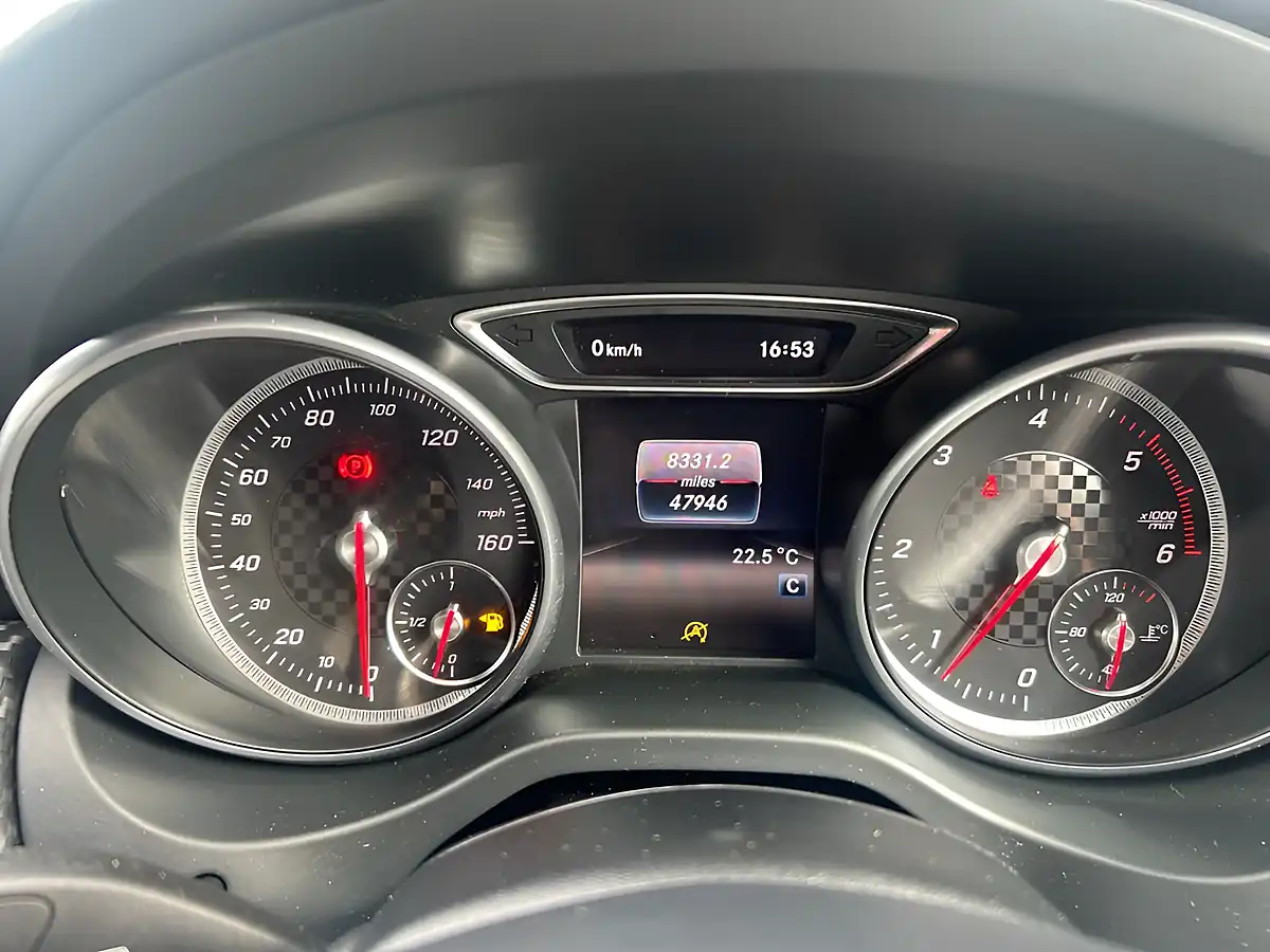 Used 2017 Mercedes-Benz a-Class AMG Line Red - Interior and Exterior details 17
