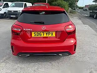 Used 2017 Mercedes-Benz a-Class AMG Line Red - Interior and Exterior details 3
