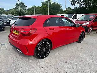Used 2017 Mercedes-Benz a-Class AMG Line Red - Interior and Exterior details 4