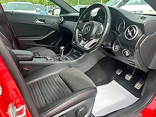 Used 2017 Mercedes-Benz a-Class AMG Line Red - Interior and Exterior details 6