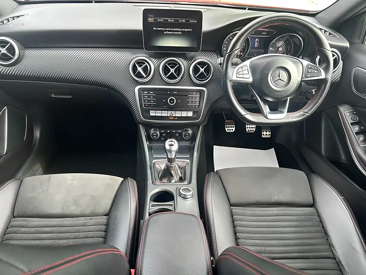 Used 2017 Mercedes-Benz a-Class AMG Line Red - Interior and Exterior details 9