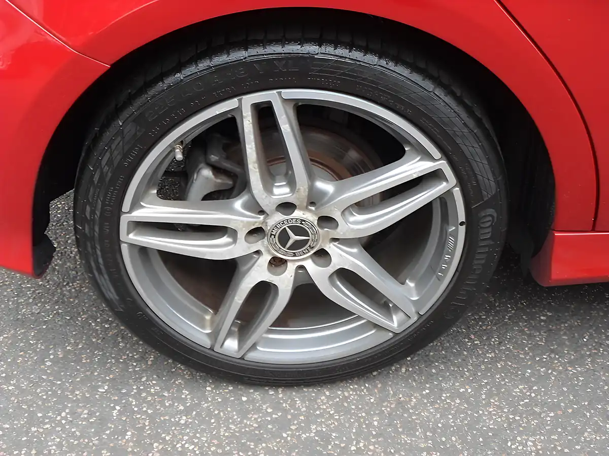 Used 2017 Mercedes-Benz a-Class AMG Line Red - Interior and Exterior details 11