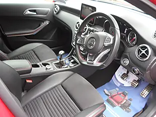 Used 2017 Mercedes-Benz a-Class AMG Line Red - Interior and Exterior details 3