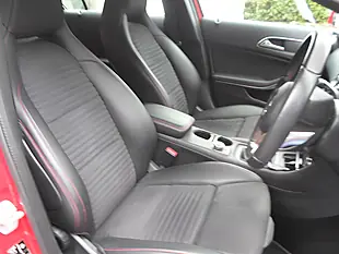 Used 2017 Mercedes-Benz a-Class AMG Line Red - Interior and Exterior details 4