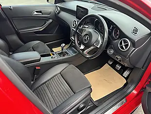 Used 2017 Mercedes-Benz a Class AMG Line Red - Interior and Exterior details 11