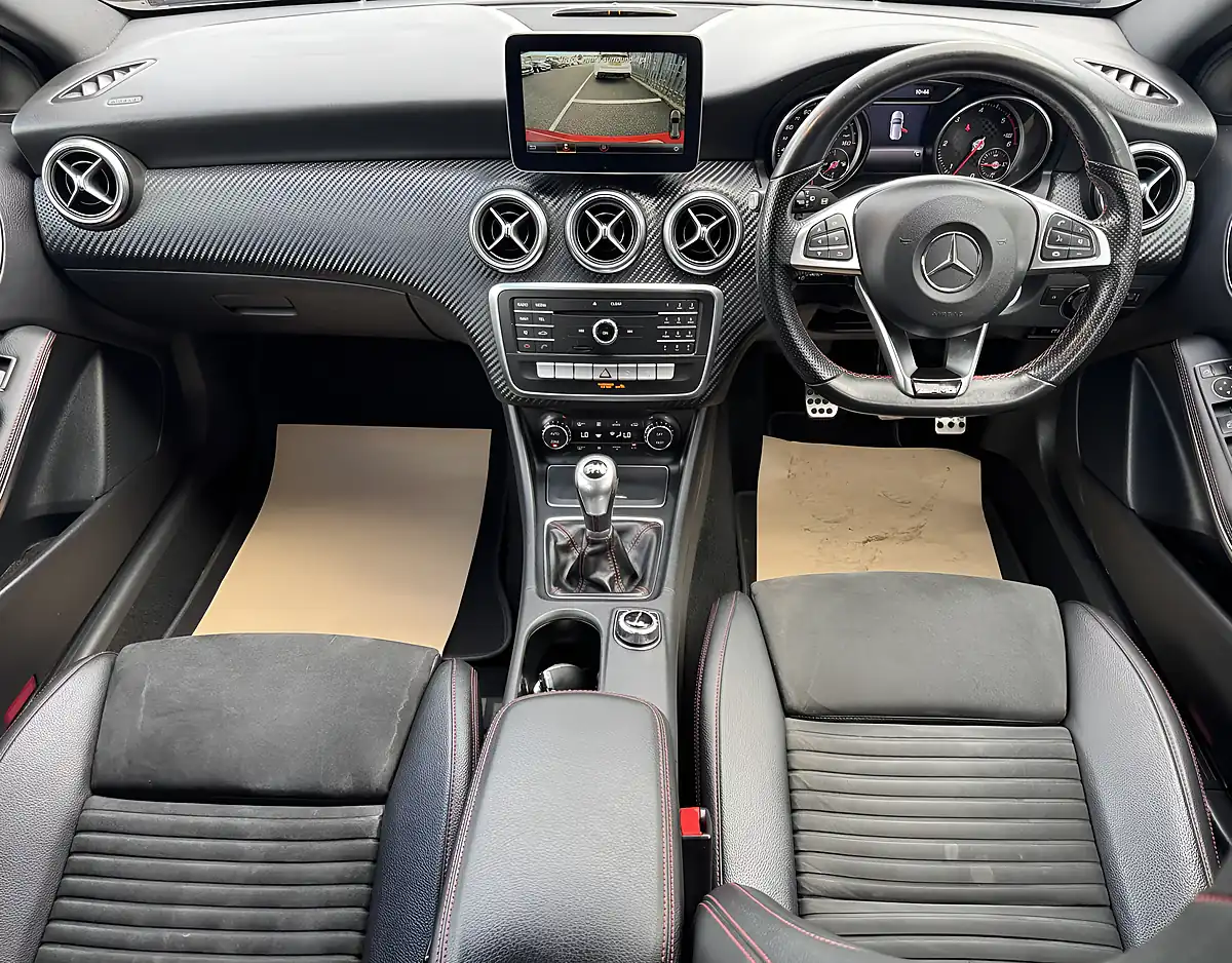 Used 2017 Mercedes-Benz a Class AMG Line Red - Interior and Exterior details 13