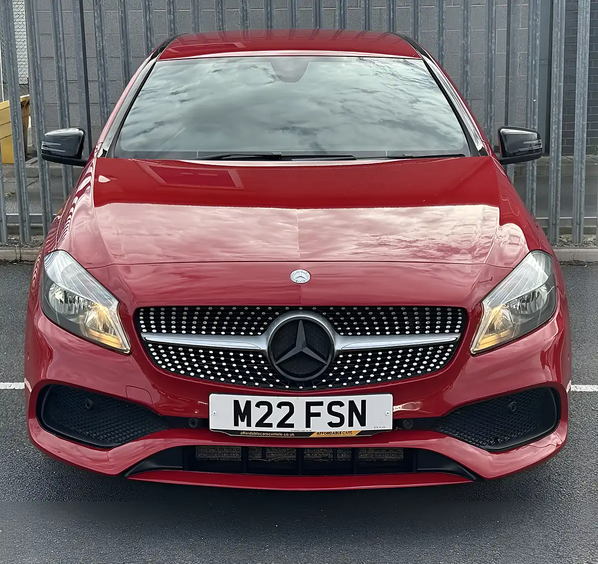 Used 2017 Mercedes-Benz a Class AMG Line Red - Interior and Exterior details 3