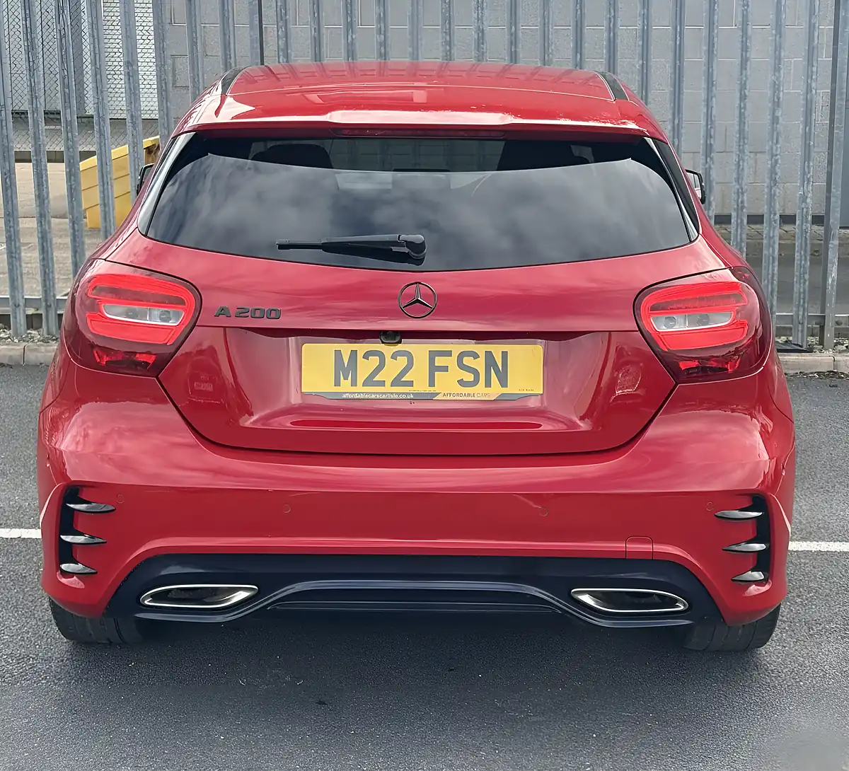 Used 2017 Mercedes-Benz a Class AMG Line Red - Interior and Exterior details 6