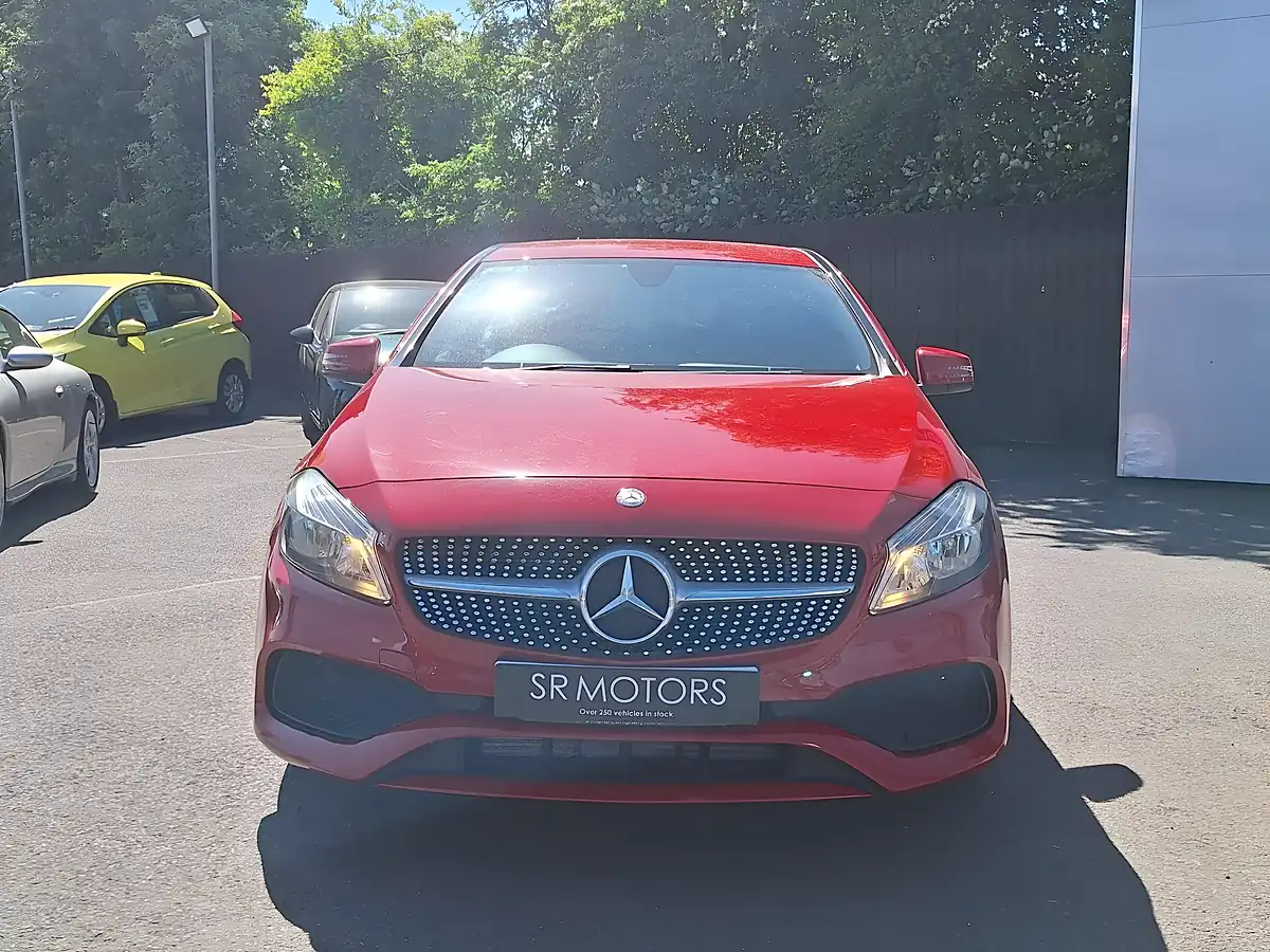 Used 2017 Mercedes-Benz a Class AMG Line Red - Interior and Exterior details 2
