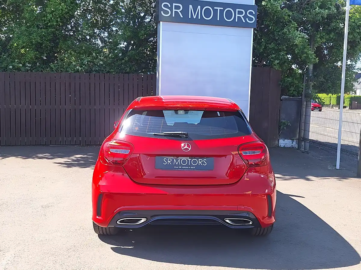 Used 2017 Mercedes-Benz a Class AMG Line Red - Interior and Exterior details 5