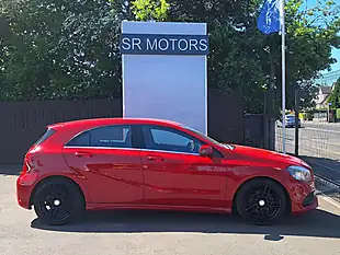 Used 2017 Mercedes-Benz a Class AMG Line Red - Interior and Exterior details 6