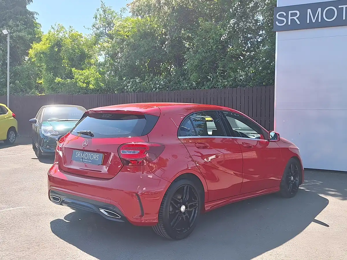 Used 2017 Mercedes-Benz a Class AMG Line Red - Interior and Exterior details 8