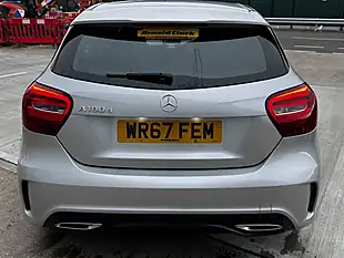 Used 2017 Mercedes-Benz a Class AMG Line Silver - Interior and Exterior details 10