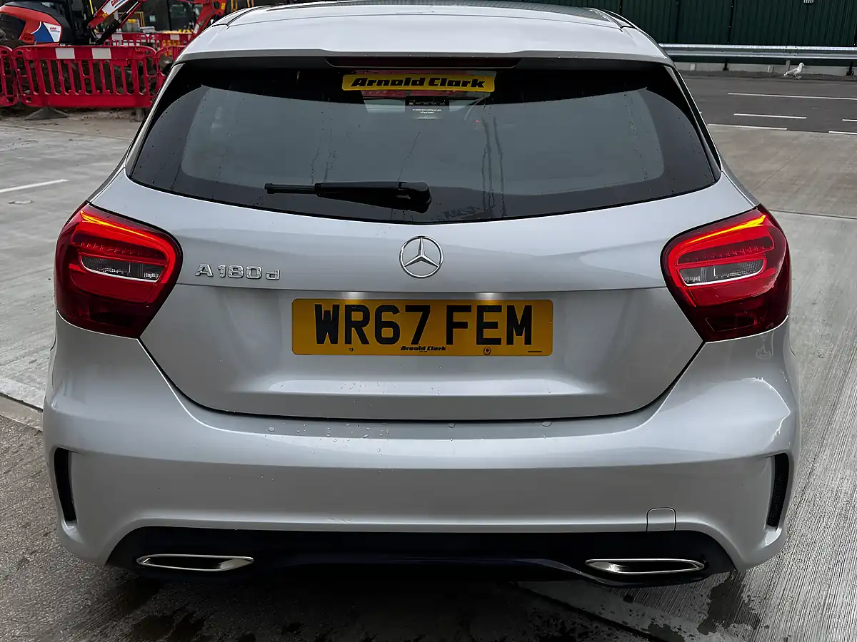 Used 2017 Mercedes-Benz a Class AMG Line Silver - Interior and Exterior details 10