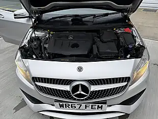 Used 2017 Mercedes-Benz a Class AMG Line Silver - Interior and Exterior details 11