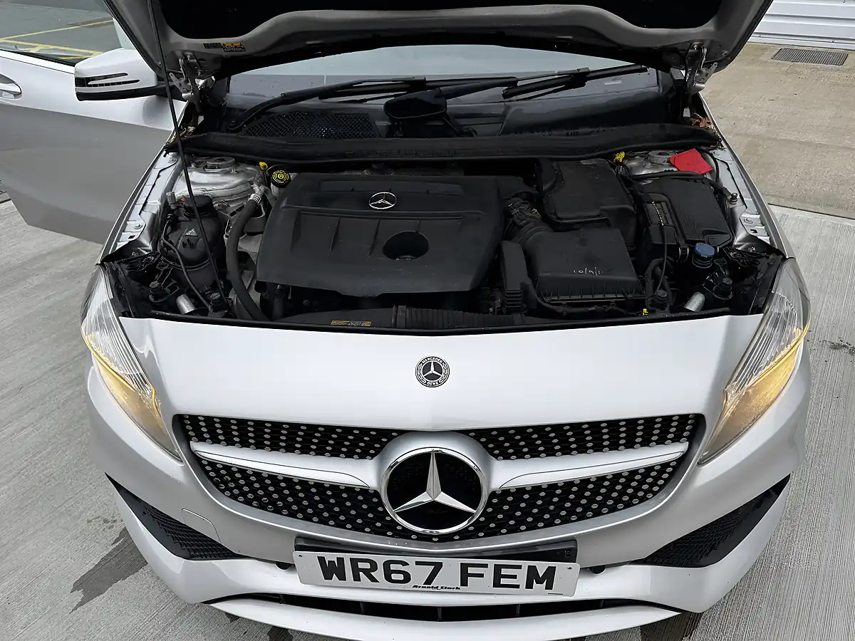 Used 2017 Mercedes-Benz a Class AMG Line Silver - Interior and Exterior details 11