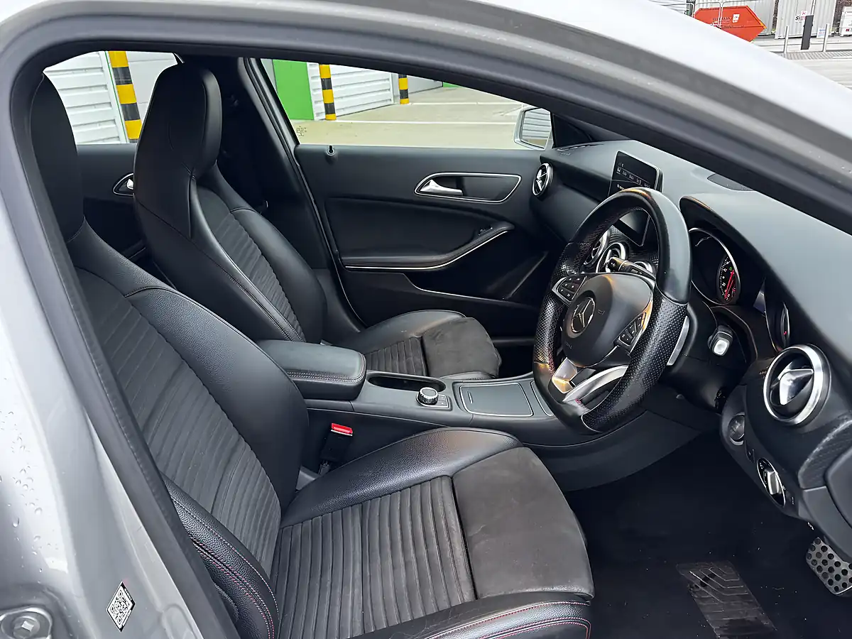 Used 2017 Mercedes-Benz a Class AMG Line Silver - Interior and Exterior details 12