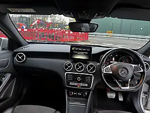 Used 2017 Mercedes-Benz a Class AMG Line Silver - Interior and Exterior details 13
