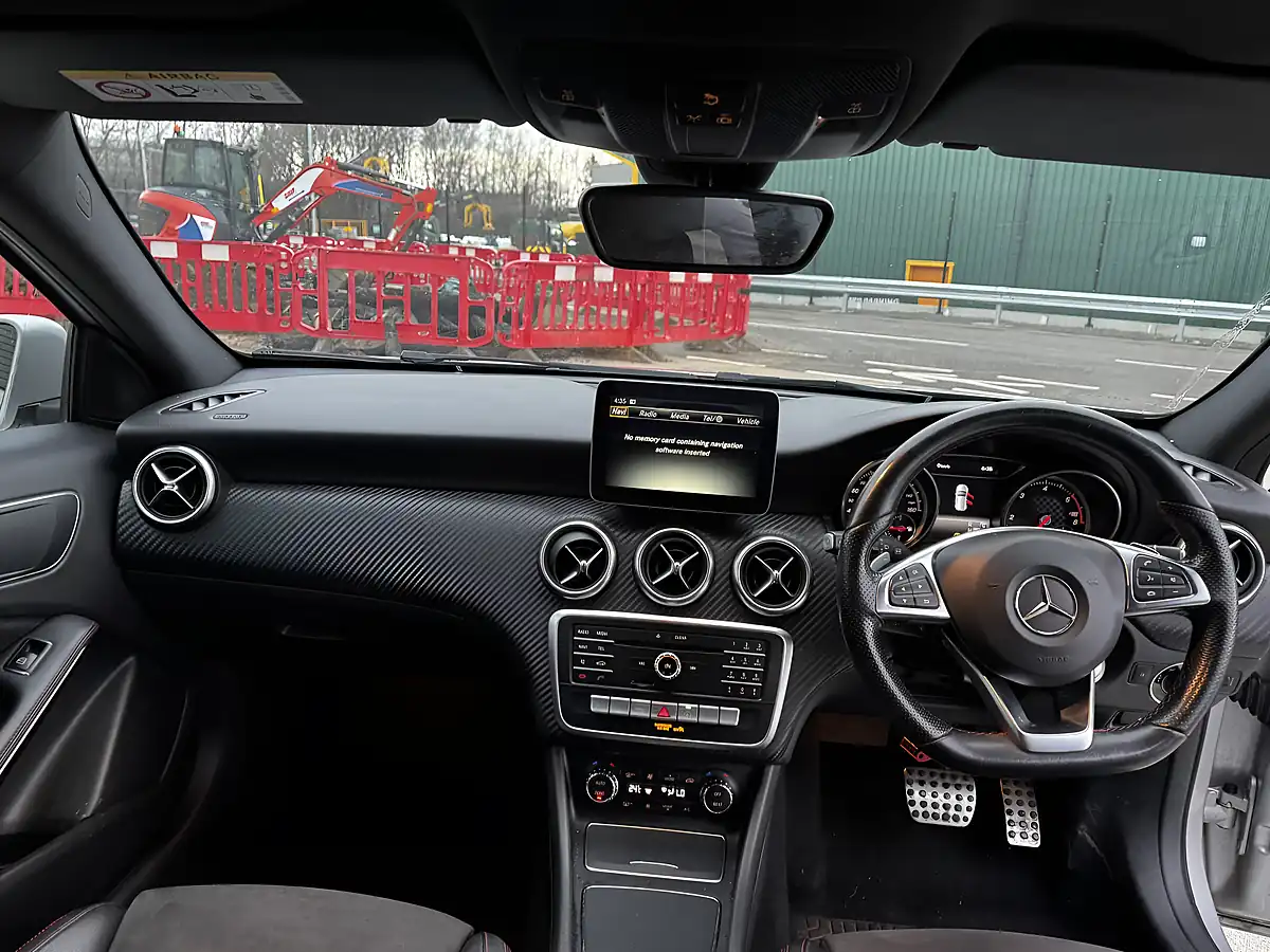 Used 2017 Mercedes-Benz a Class AMG Line Silver - Interior and Exterior details 13
