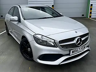 Used 2017 Mercedes-Benz a Class AMG Line Silver - Interior and Exterior details 2