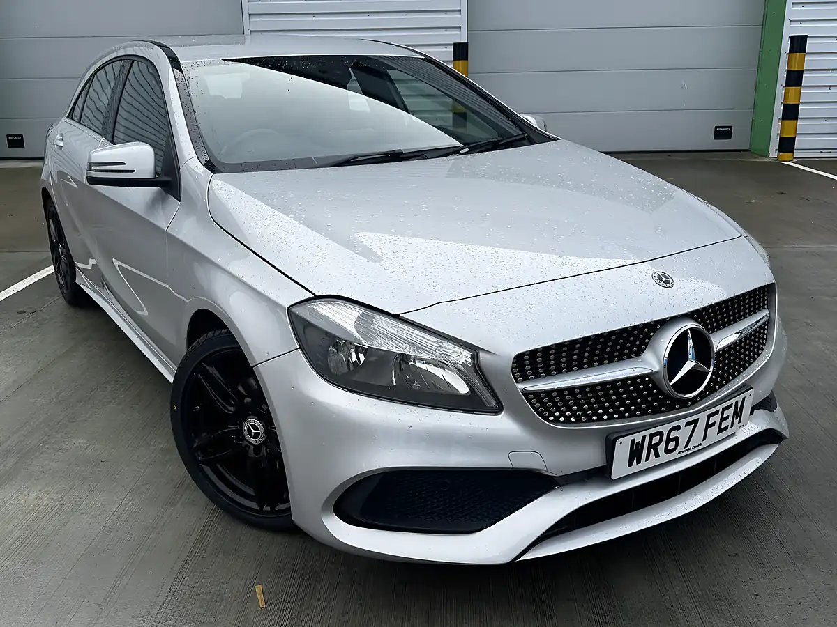 Used 2017 Mercedes-Benz a Class AMG Line Silver - Interior and Exterior details 2