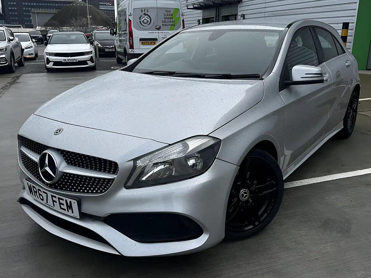 Used 2017 Mercedes-Benz a Class AMG Line Silver - Interior and Exterior details 3