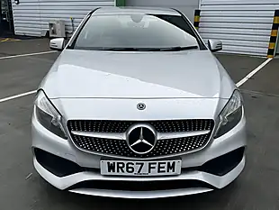 Used 2017 Mercedes-Benz a Class AMG Line Silver - Interior and Exterior details 4