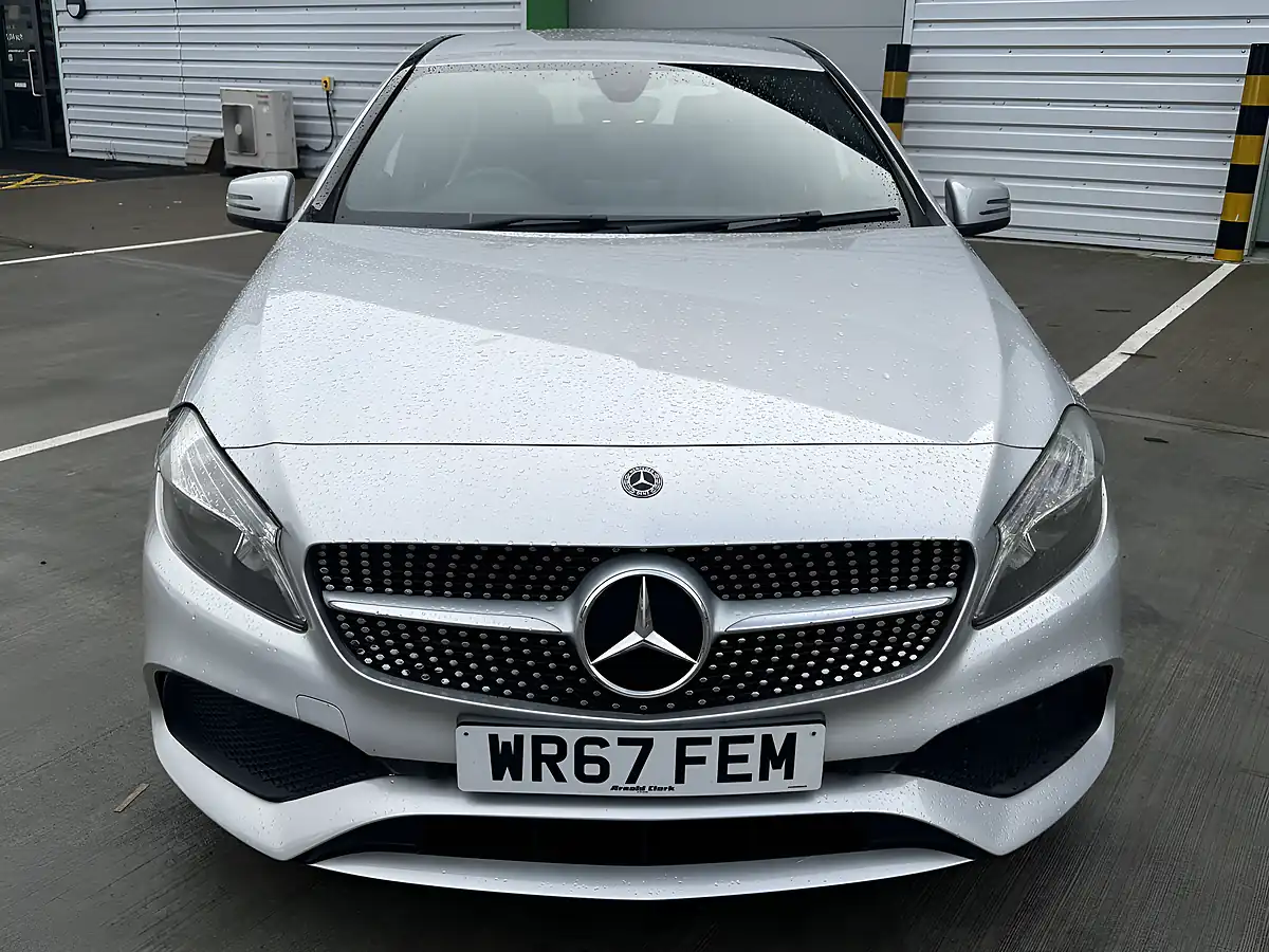 Used 2017 Mercedes-Benz a Class AMG Line Silver - Interior and Exterior details 4