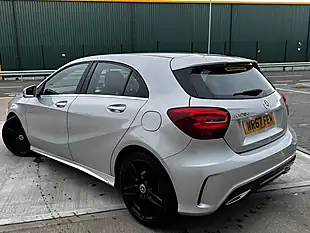 Used 2017 Mercedes-Benz a Class AMG Line Silver - Interior and Exterior details 6