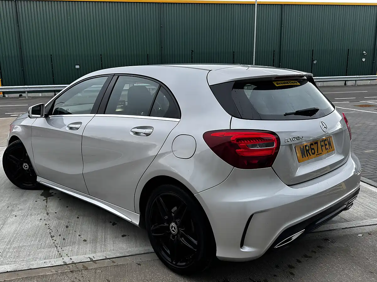 Used 2017 Mercedes-Benz a Class AMG Line Silver - Interior and Exterior details 6