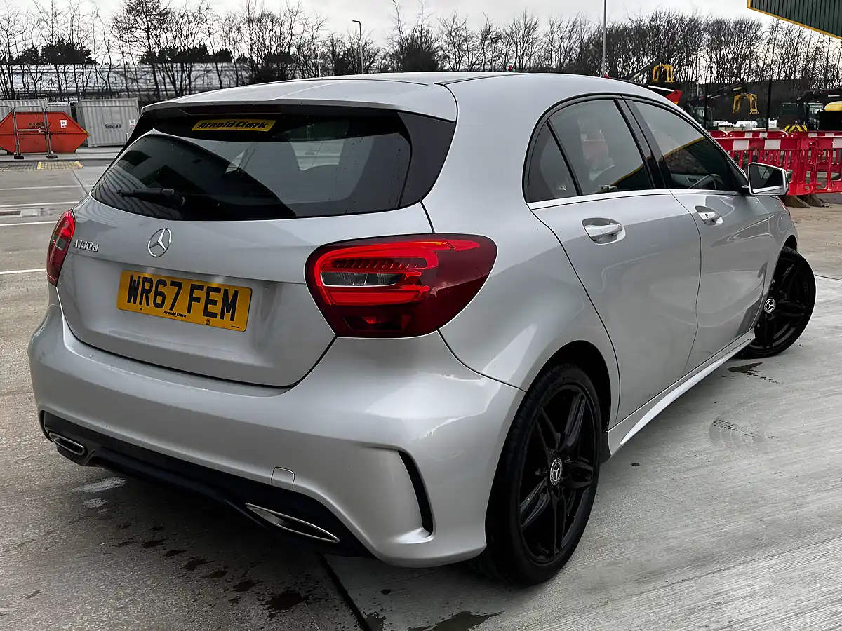 Used 2017 Mercedes-Benz a Class AMG Line Silver - Interior and Exterior details 7