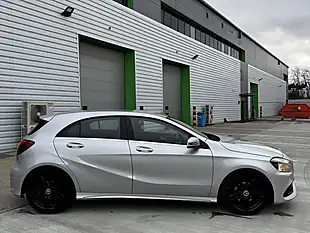 Used 2017 Mercedes-Benz a Class AMG Line Silver - Interior and Exterior details 9