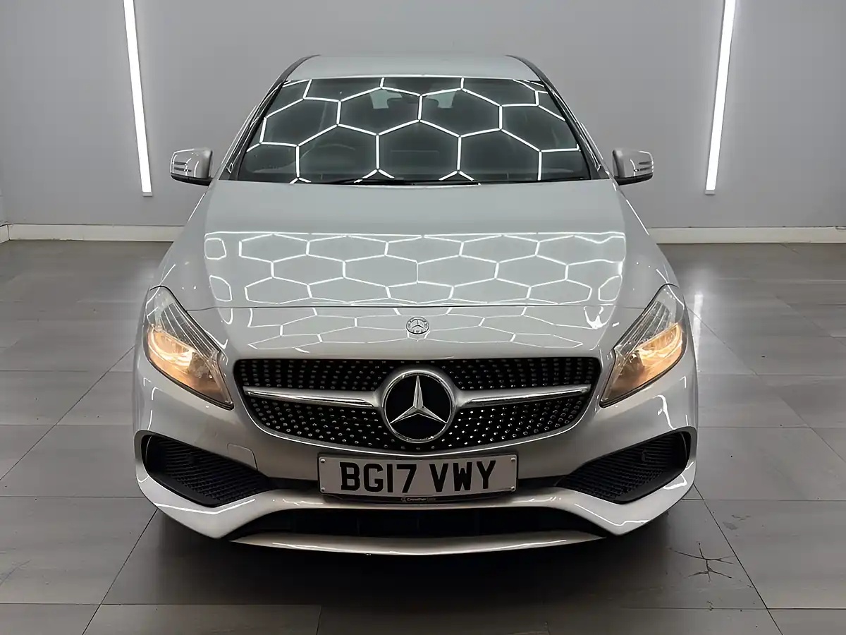 Used 2017 Mercedes-Benz a Class AMG Line Silver - Interior and Exterior details 2